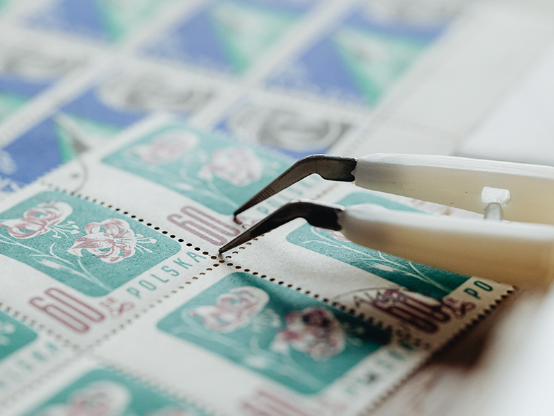 2PCS Stamp Collecting Supplies Stamp Tongs Needle Nose Tweezers